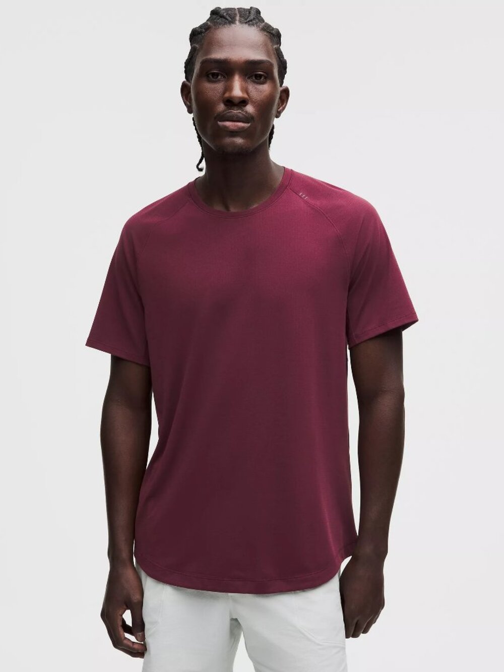 Men's License to Train Short-Sleeve Athletic Shirt - Burgundy Bay